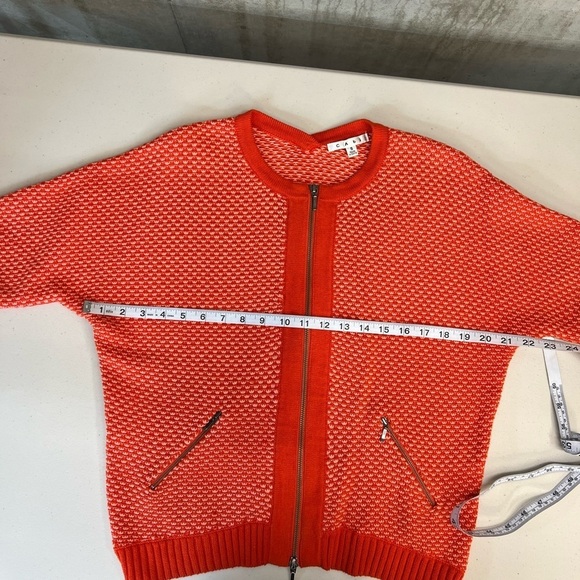 Cabi Cocoon Zip Front Cardigan Sweater Size S - Picture 5 of 10